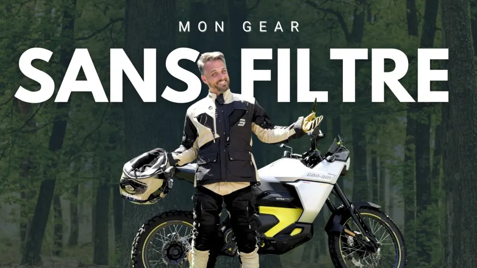 Tous mes vêtements moto aventure, sans filtre